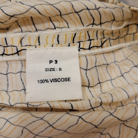 NWT Vineet Bahl Anthro Cream & Coral Indian Inspired Tunic Top - Picture 6 of 7